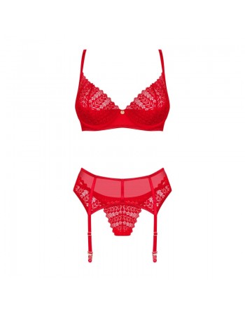 Ingridia ensemble 3 pièces - Rouge