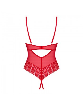 Ingridia body ouvert - Rouge