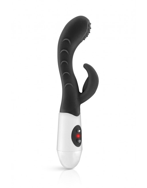 Vibromasseur Rabbit Leola noir - Yoba Vibromasseur Rabbit Leola noir - Yoba