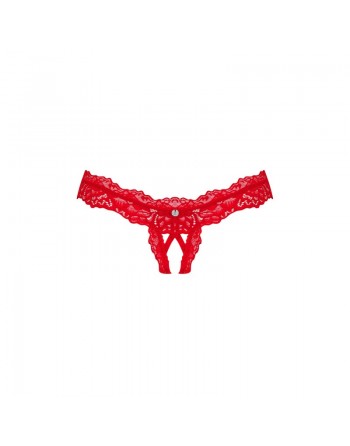 Amor Cherris string ouvert - Rouge