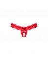 Amor Cherris string ouvert - Rouge