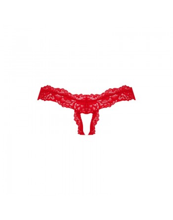 Amor Cherris string ouvert - Rouge