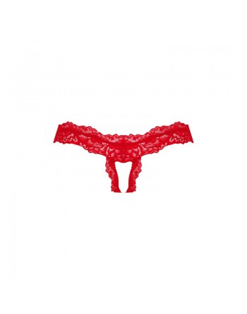 Amor Cherris string ouvert - Rouge