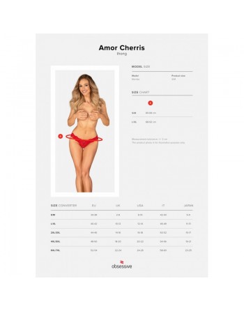 Amor Cherris string - Rouge