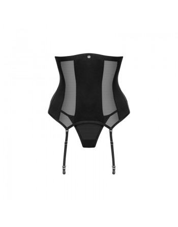 Chic Amoria corset et string - Noir