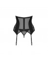 Chic Amoria corset et string - Noir