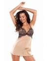 Nuisette en jersey beige V-10539 - Axami