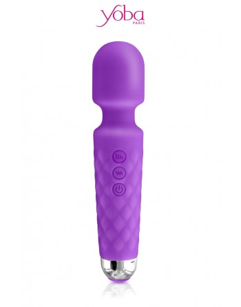 Vibro Love Wand rechargeable violet - Yoba