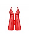 Elianes babydoll et string - Rouge