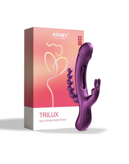 Trilux Rabbit 4 en 1 controlé par application - Violet Trilux Rabbit 4 en 1 controlé par application - Violet