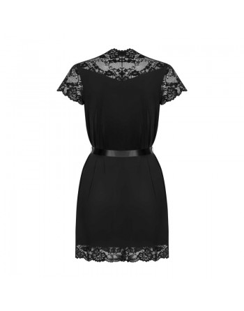 Peignoir sexy glamour noir