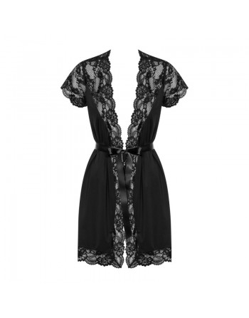 Peignoir sexy glamour noir