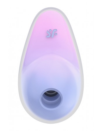 Stimulateur Pixie Dust air pulsé et vibrations - rose et violet