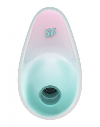 Stimulateur Pixie Dust air pulsé et vibrations - rose et menthe