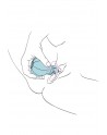 Stimulateur de clitoris Caress bleu - Adrien Lastic