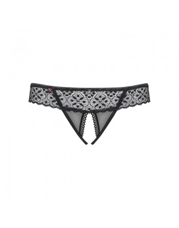 Shibu String ouvert - Noir