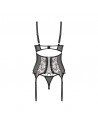 Vila blanes corset et string - Noirs