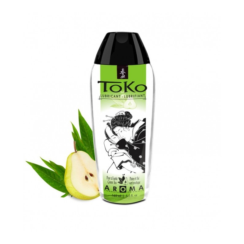 sexy Toko Aroma Poire et Thé vert exotique - Lubrifiant 165 ml
