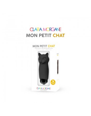 Mini vibromasseur Mon petit chat Clara Morgane - Noir