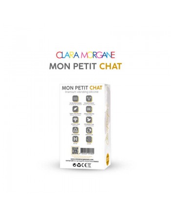 Mini vibromasseur Mon petit chat Clara Morgane - Noir