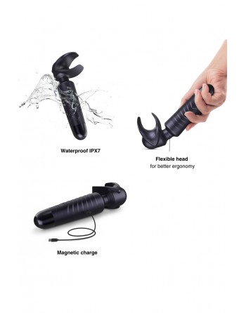 Masturbateur Man Wand Evo Black Plum - Man Wan