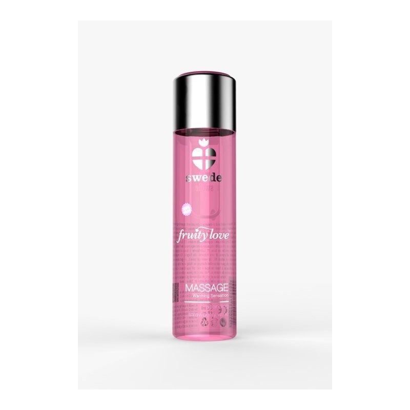 sexy Huile de massage - Vin pétillant à la Fraise - 120 ml