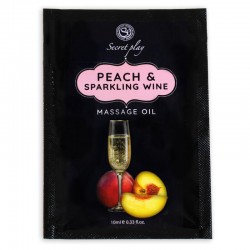 sexy Monodose Huile de massage Pêche et Vin pétillant 3680 - 10 ml