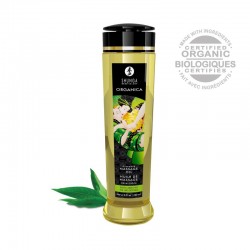 sexy Huile de massage organique - Thé vert - 240 ml