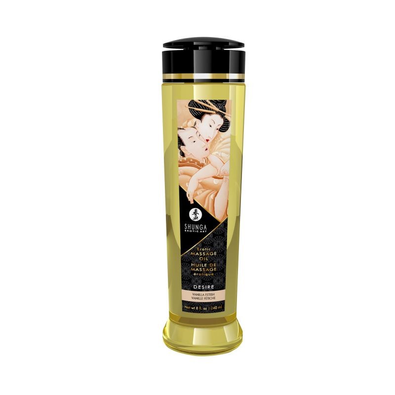 sexy Huile de massage érotique - Désir - Vanille - 240 ml