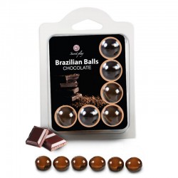 sexy 6 Brazilian Balls Chocolat 3386-1
