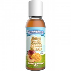 Huile chauffante V et M Mangue Pêche - 50 ml