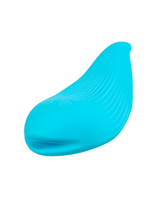 Mini vibro rechargeable DelightfulWave bleu - FairyGasm