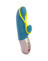 Amorino - Vibromasseur Rabbit silencieux - Pétrole et jaune fluo