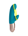Amorino - Vibromasseur Rabbit silencieux - Pétrole et jaune fluo