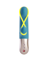 Amorino - Vibromasseur Rabbit silencieux - Pétrole et jaune fluo