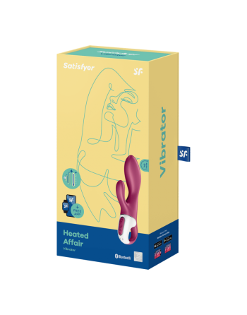 Heated Affair - Violet Vibromasseur rabbit chauffant Satisfyer 