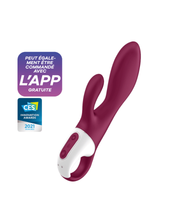 Heated Affair - Violet Vibromasseur rabbit chauffant Satisfyer 