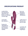 Heated Affair - Violet Vibromasseur rabbit chauffant Satisfyer  Heated Affair - Violet Vibromasseur rabbit chauffant Satisfyer