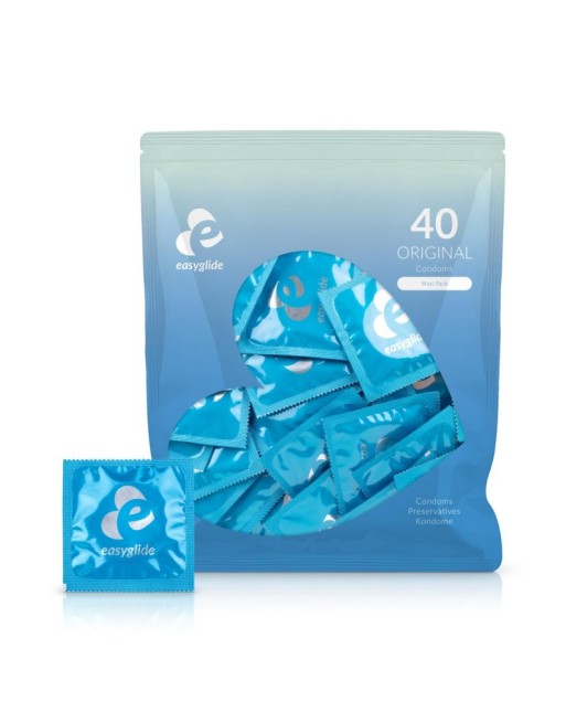 Préservatifs originaux Easyglide - 40 pièces Préservatifs originaux Easyglide - 40 pièces