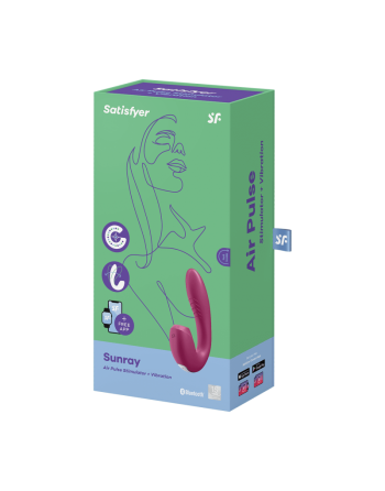 Sunray - Violet Stimulateur clitoridien et Vibromasseur point G Satisfyer 