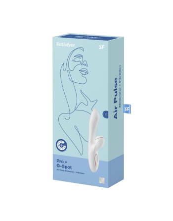 Pro G-Spot Rabbit - Blanc et Or rose Stimulateur vibromasseur Satisfyer 