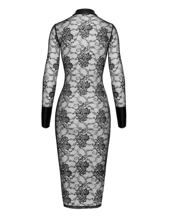 Robe fourreau Noirelle F376 - Noir Handmade