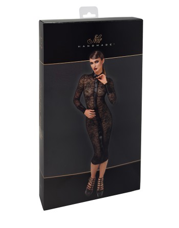 Robe fourreau Noirelle F376 - Noir Handmade