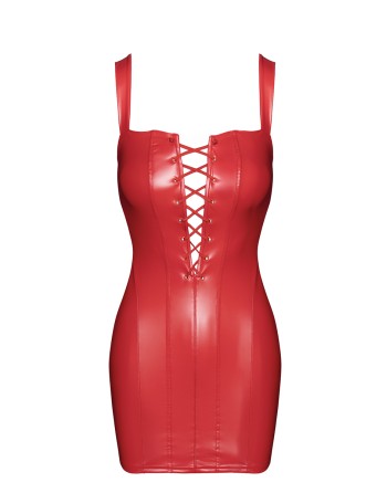 Mini robe lacée Bombshell F364 - Noir Handmade