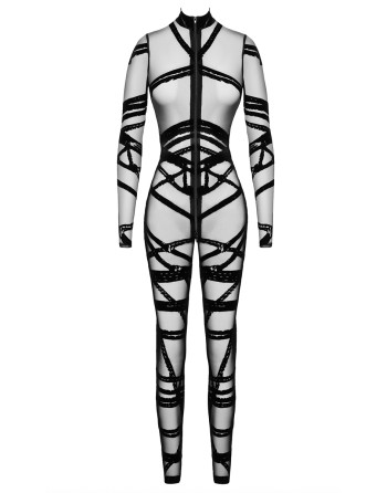 Combinaison floquée Bondesque F357 - Noir Handmade