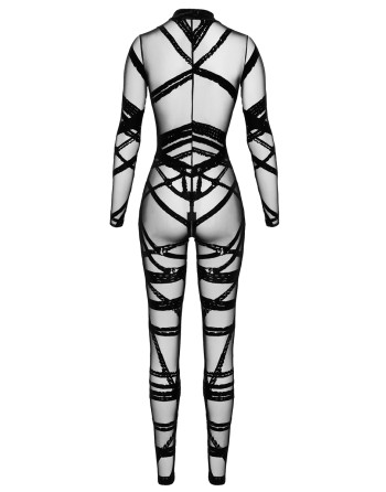 Combinaison floquée Bondesque F357 - Noir Handmade