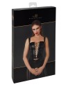Top style corset Vixen F365 - Noir Handmade