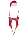 Ensemble body et bonnet de noel - Cottelli Lingerie