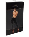 Pantalon skinny en vinyle Dominae F380 - Noir Handmade