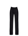 Pantalon en maille pailletée Onyx F374 - Noir Handmade
